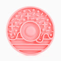 HugSmart donut lick mat slow feeder food-safe silicone with suction cups