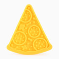 HugSmart pizza-shaped TPE lick mat slow feeder with suction cups