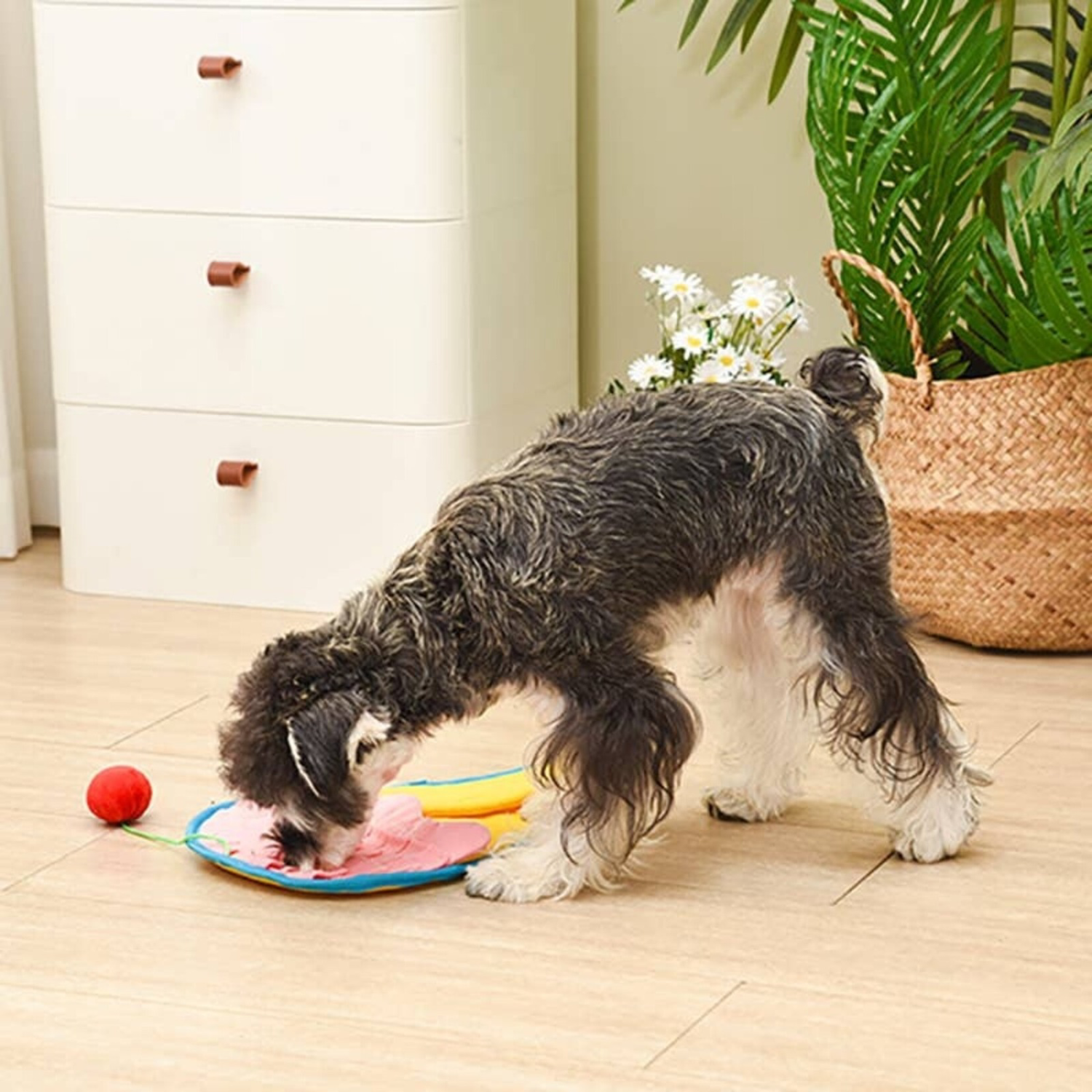 HugSmart Sniff & Seek Snuffle Mat Ice Cream design for small dogs and cats