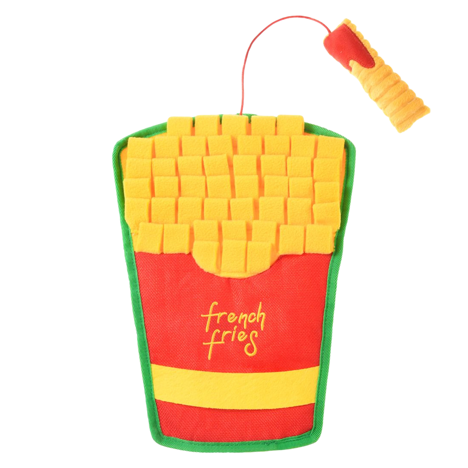 HugSmart Sniff-N-Seek Snuffle Mat French Fries snuffle and slow-feeder mat for small dogs and cats