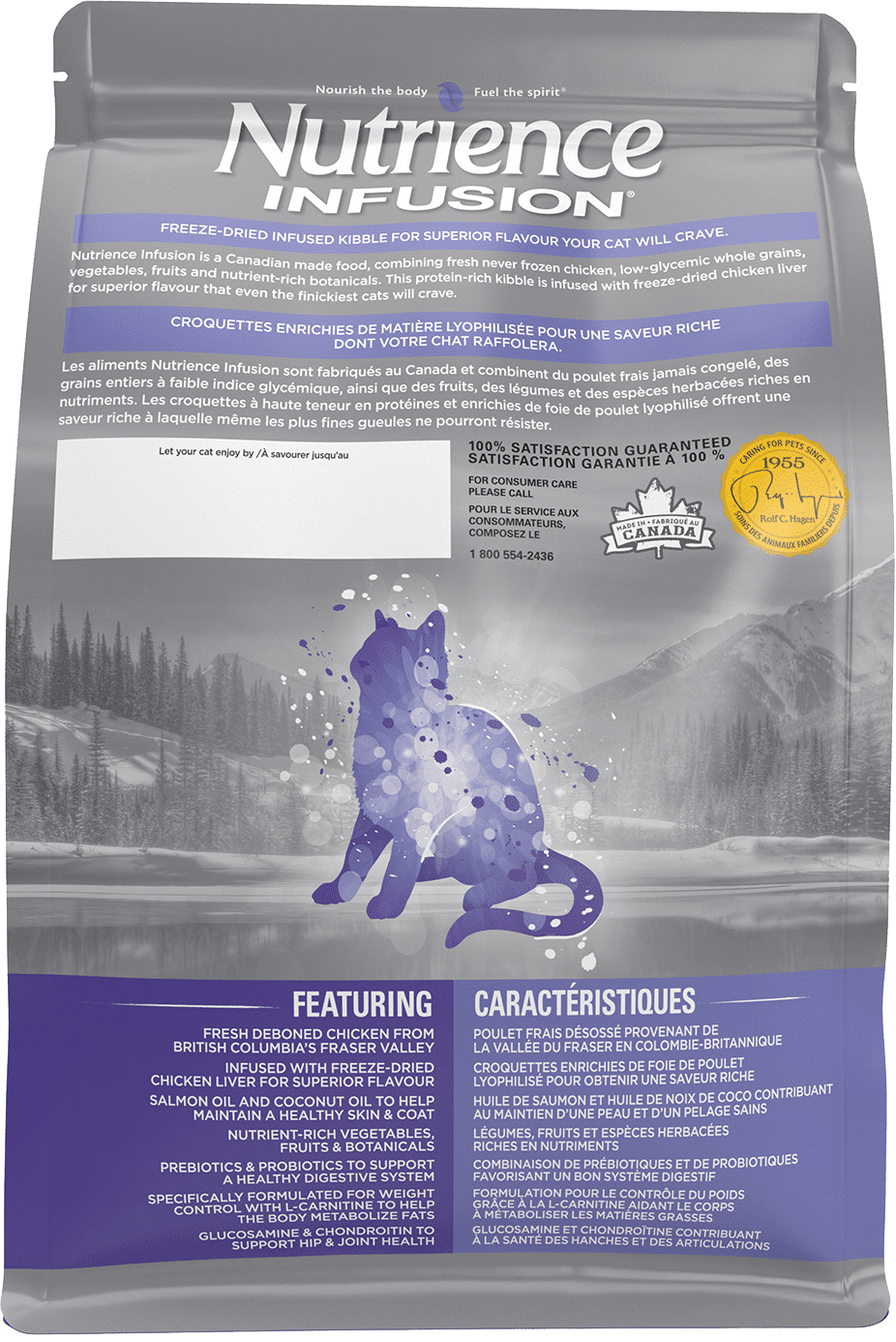 Nutrience Infusion Adult Weight Control Cat Food 5 kg bag