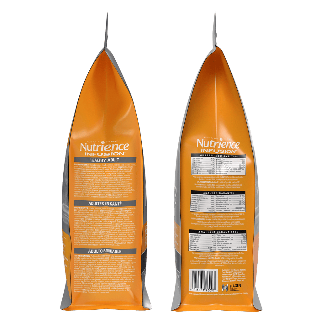 Nutrience Infusion Healthy Adult Chicken dry dog food kibble bag 10 kg