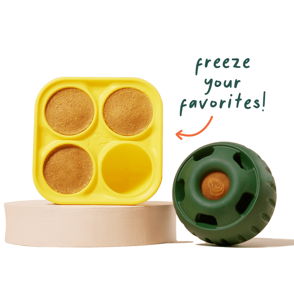 Woof Pet Dog Pupsicle Treat Tray Large freezable treat mold