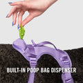 Canada Pooch Core Everything Harness with poop bag dispenser lavender XL