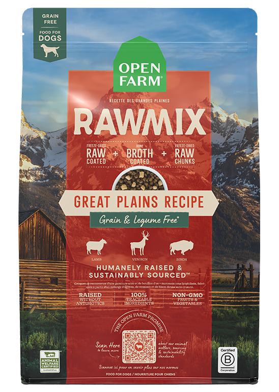 Open Farm RawMix Grain-Free Great Plains Dry Dog Food 3.5 lb bag