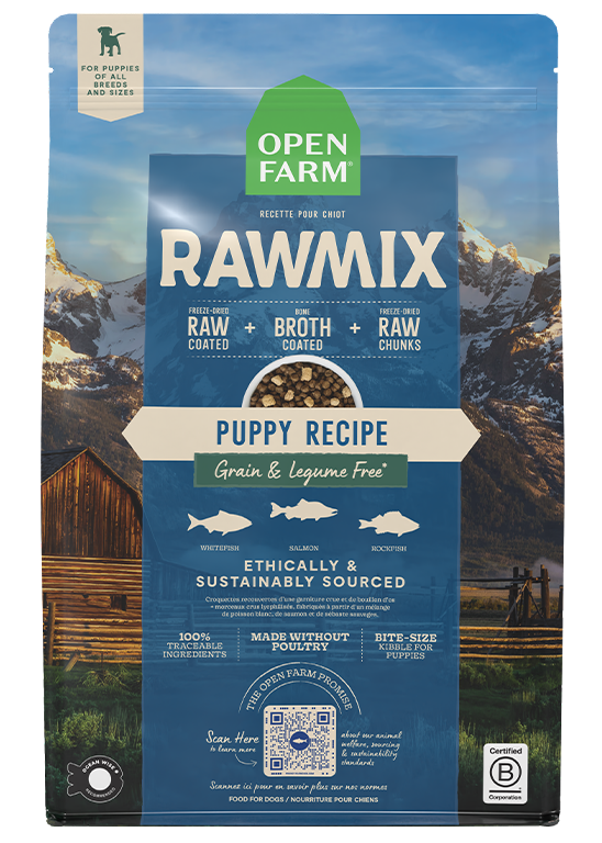 Open Farm RawMix Grain-Free Puppy Dry Dog Food 3.5 lb bag