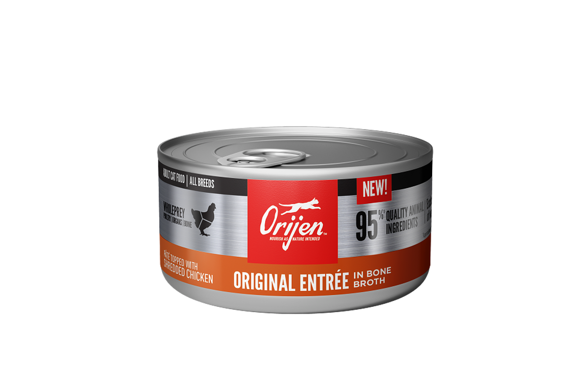 ORIJEN Original Entrée Wet Cat Food poultry and fish pâté 85g can