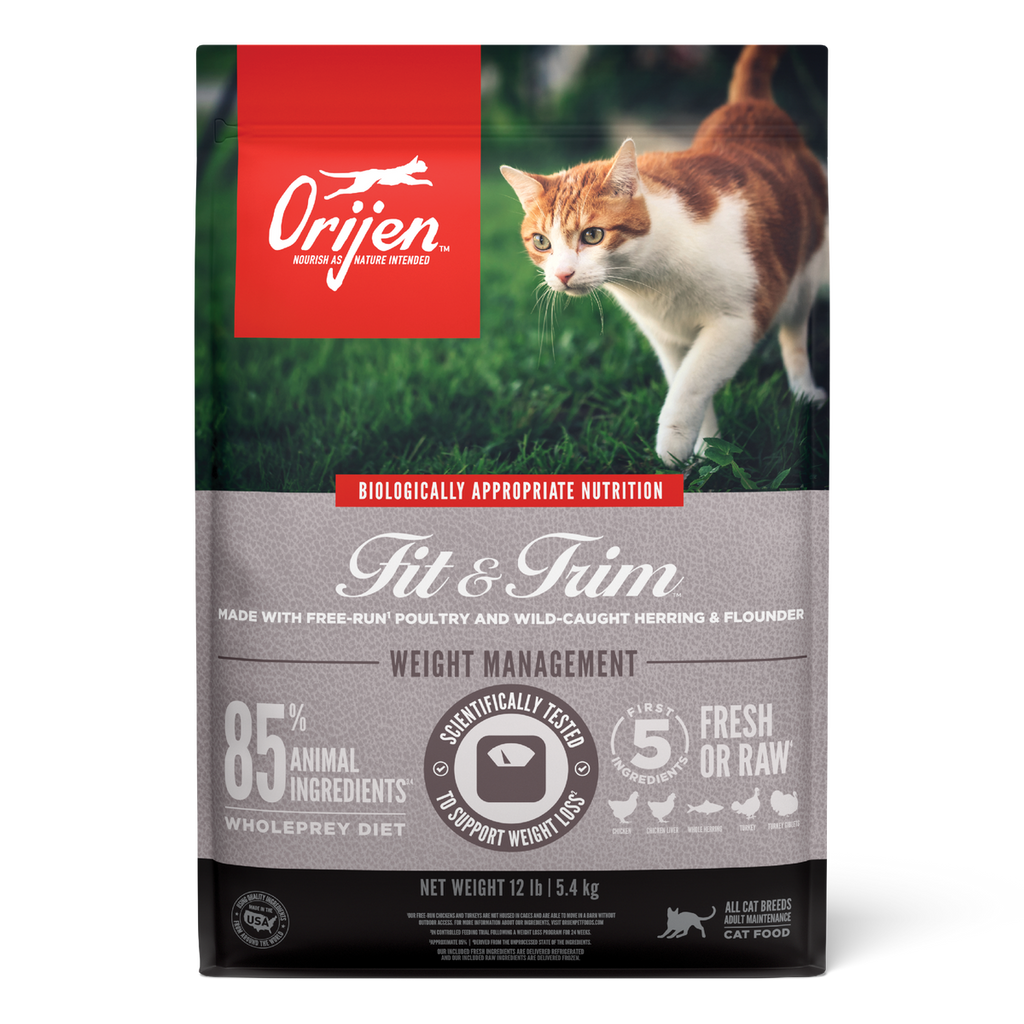 ORIJEN Cat Fit & Trim dry cat food 1.8 kg bag