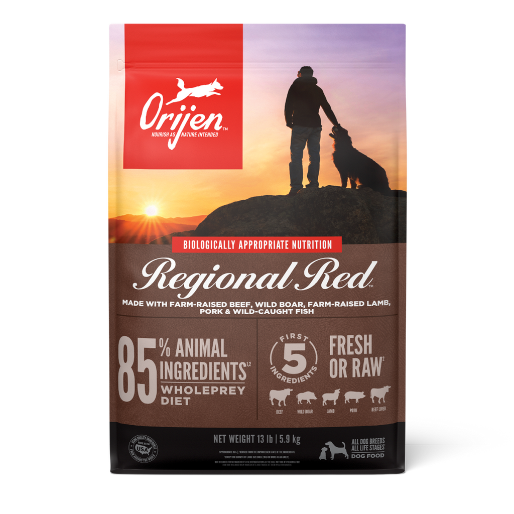 ORIJEN Regional Red dry dog food 11.4 kg bag