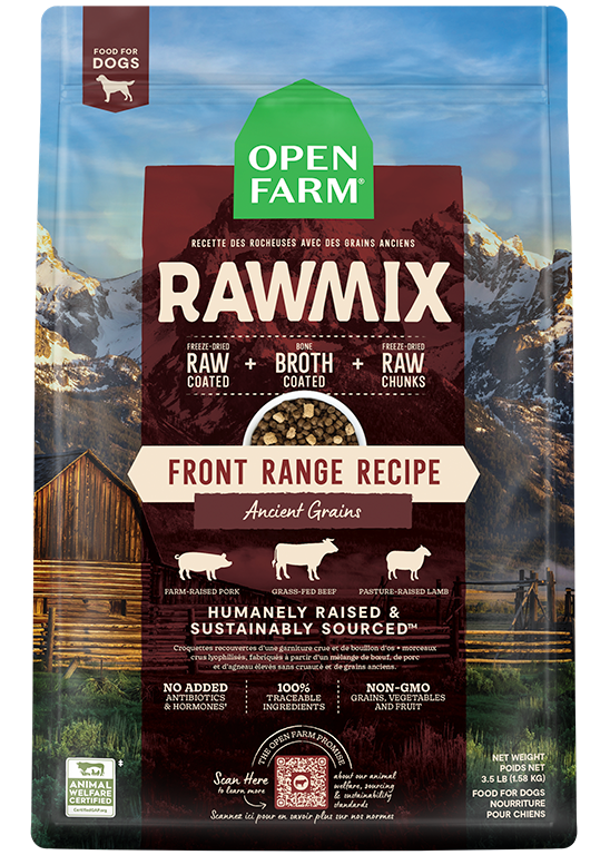 Open Farm Dog RawMix Ancient Grain Front Range dry dog food 3.5 lb bag