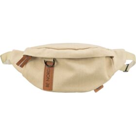 Trixie BE NORDIC Belt Sling Bag sand canvas look with D-ring and zip pockets