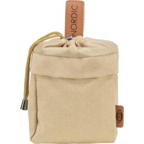 Trixie BE NORDIC Treat Pouch sand canvas look with drawstring and waste bag dispenser