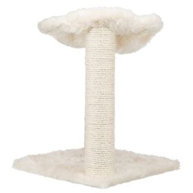 Trixie Baza cream 20-inch cat tree with sisal posts and plush cuddly nest