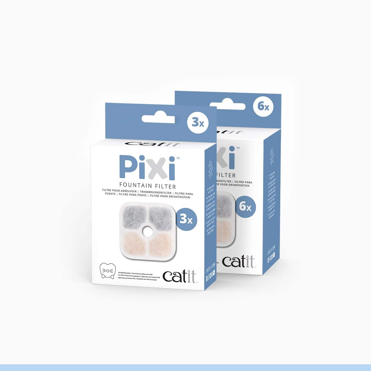 Catit PIXI Fountain Filter Cartridge 3-pack