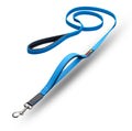Smellydogz Double Handle Lead blue 0.75 inch 6 foot dog leash