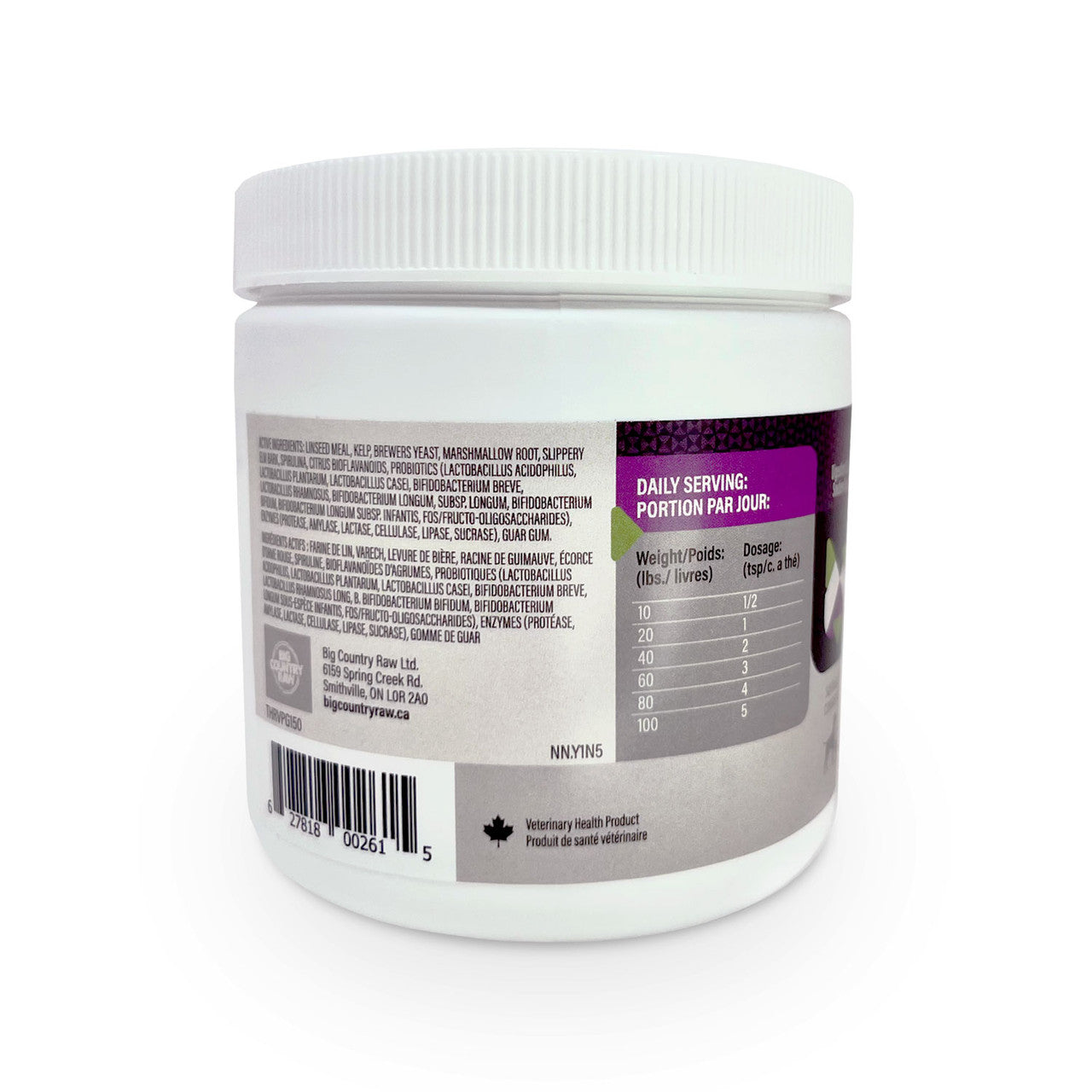 Thrive Pro-Gut Probiotics Fusion 150 g digestive supplement powder for dogs