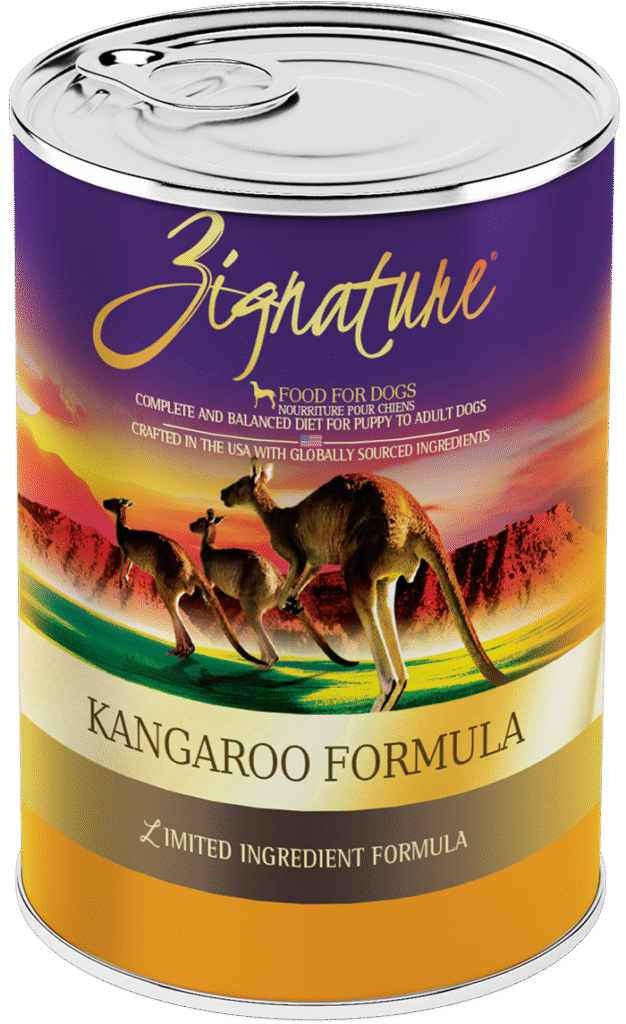Zignature Limited Ingredient Kangaroo Pâté wet dog food 13 oz can