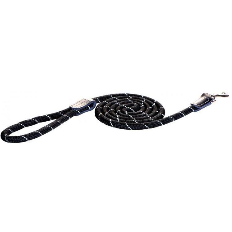 Rogz Rope Classic Lead Medium 6ft in Black