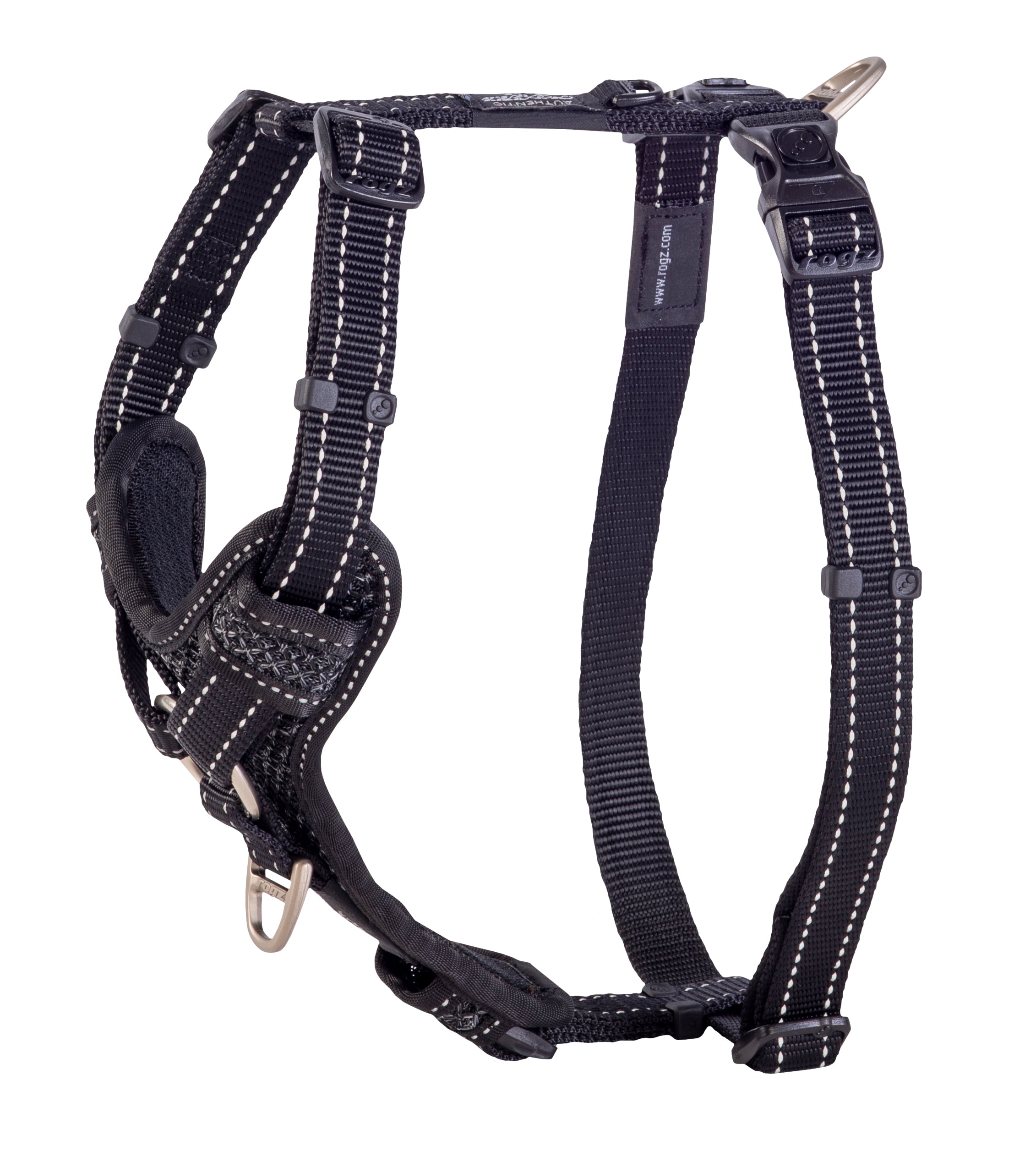 Rogz Utility Control Harness large in black