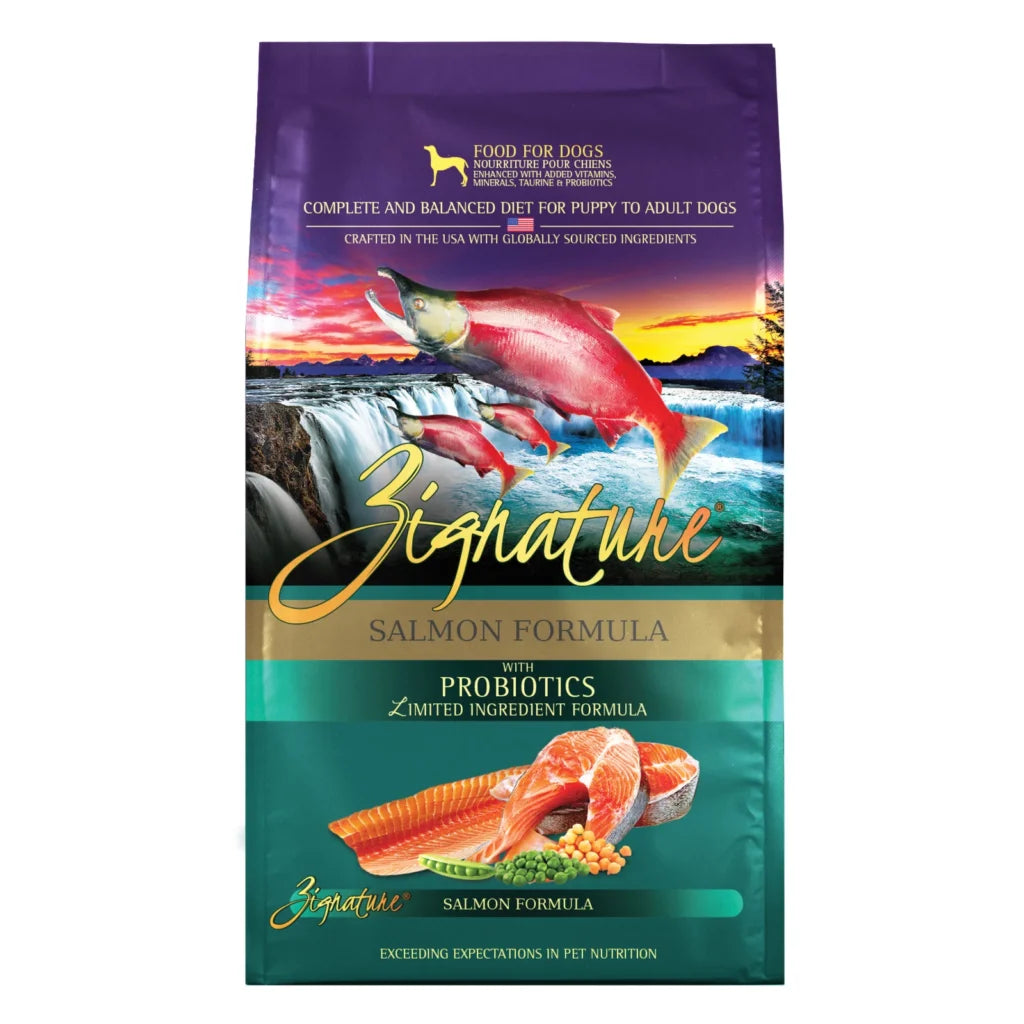 Zignature Limited Ingredient Diet Salmon Formula dry dog food 4 lb bag