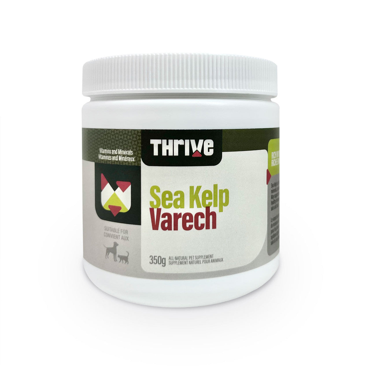 Thrive Sea Kelp 350 g dried Ascophyllum nodosum supplement powder for dogs
