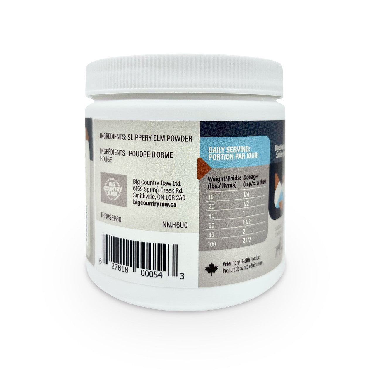 Thrive Slippery Elm Powder 80g digestive supplement for dogs