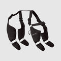 Canada Pooch Suspender Boots black size 4 short leg connected dog boots