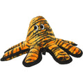 Tuffy Mega Octopus small plush dog toy Oscar with 8 squeakers, 7-layer construction