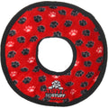 Tuffy No-Stuffing Ultimate Ring red durable dog toy 9.5 inch