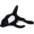 Tuffy Ocean Creatures Kinley the Killer Whale plush dog toy 11x8x8 inches