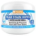 Nootie Tear Stain Wipes with Aloe pre-soaked pads 60 count