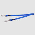 Rogz Utility Double Split Lead Large Blue dual-dog leash
