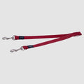 Rogz Utility Double Split Lead Large Red dual-dog leash with reflective stitching
