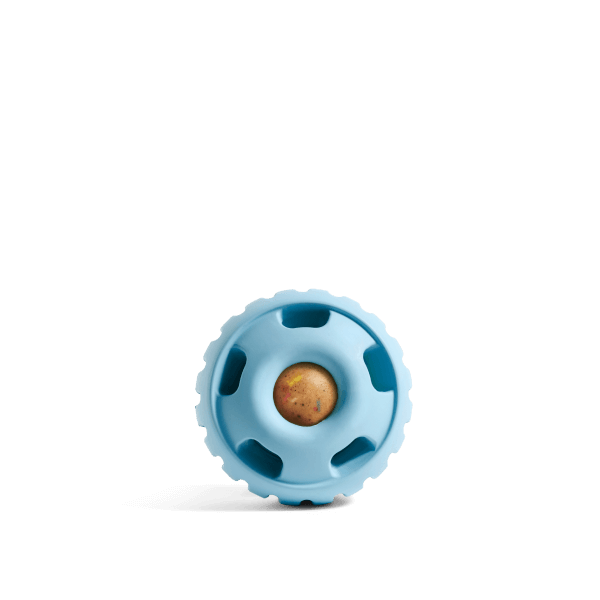 Woof Pet Pupsicle dog treat toy blue large natural rubber