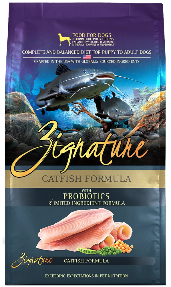 Zignature Limited Ingredient Diet Catfish Dry Dog Food 4 lb bag