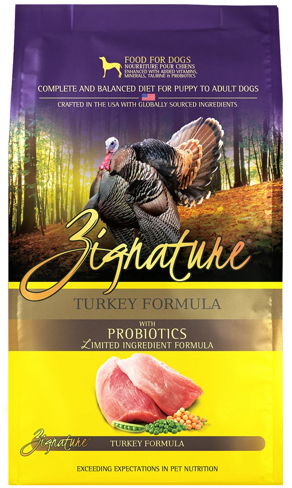 Zignature Limited Ingredient Diet Turkey Formula dry dog food 4 lb bag