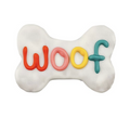 Bosco & Roxy's Woof Bone decorated dog cookies box of 20 medium