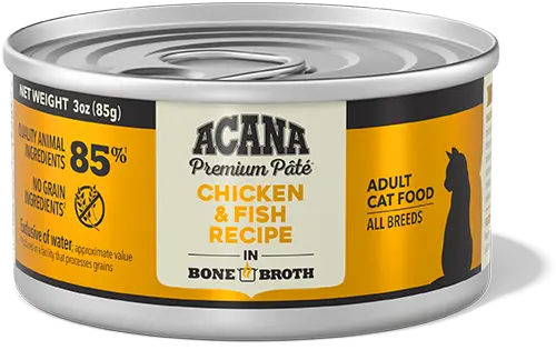 ACANA Premium Pâté Chicken in Bone Broth wet cat food 85g can