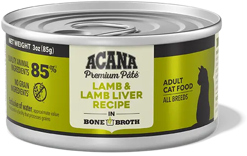 ACANA Cat Premium Pâté Lamb in Bone Broth wet cat food 155g can