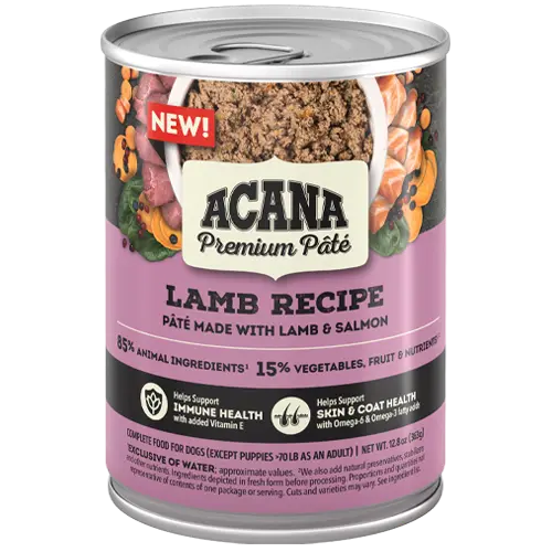 ACANA Premium Pâté Lamb wet dog food 363 g can