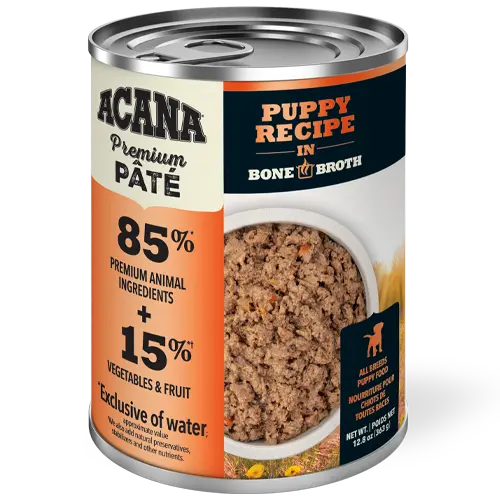 ACANA Premium Pâté Puppy in Bone Broth wet dog food 363 g can