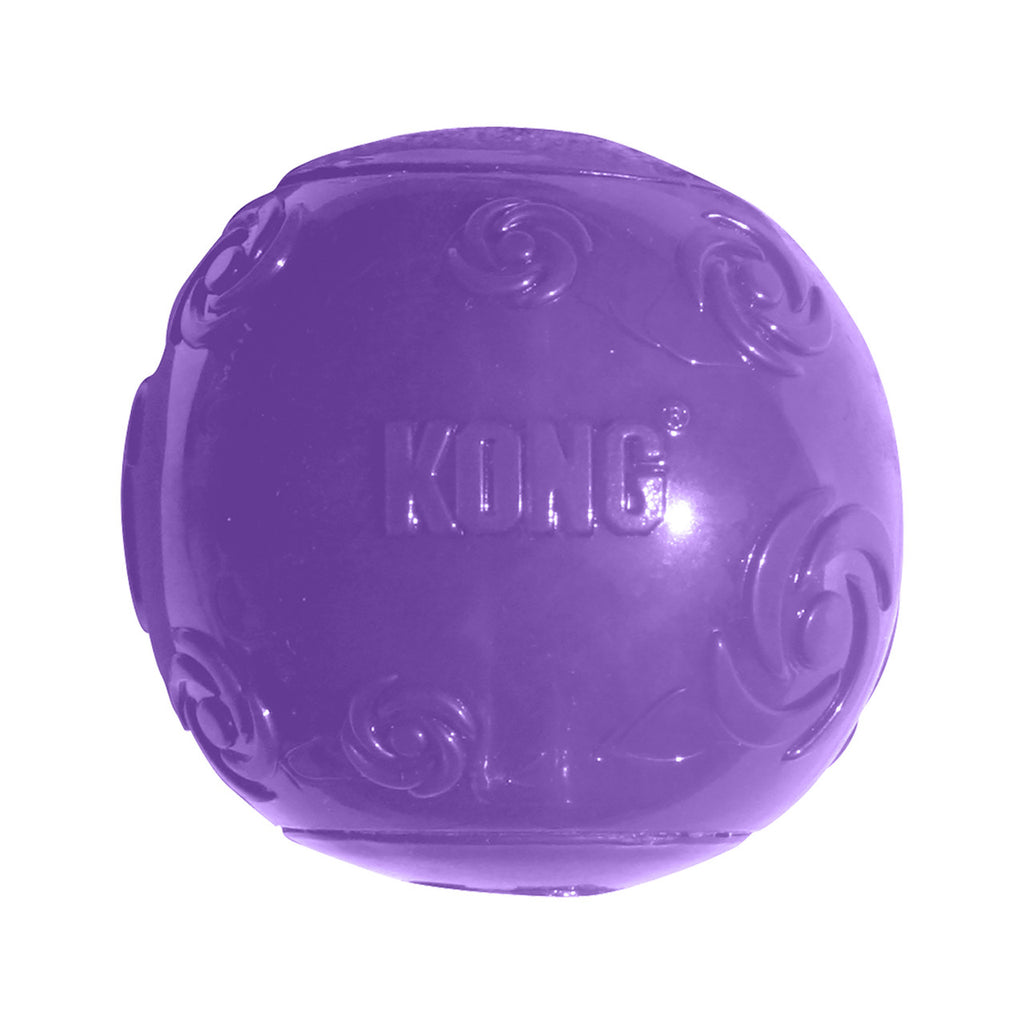 KONG Squeezz Ball large squeaky TPR fetch toy for dogs