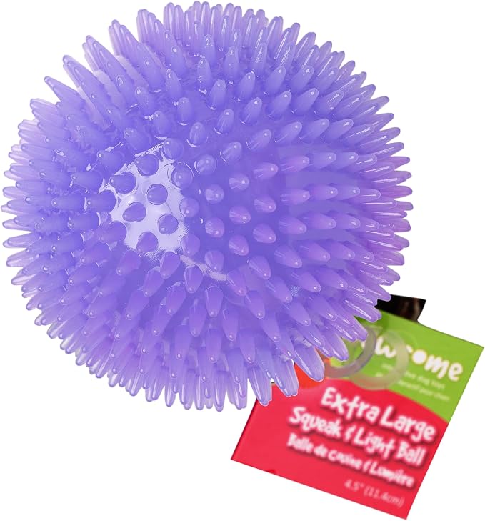 Gnawsome - Squeak & Light Ball 4.5in