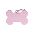 MyFamily Basic Large Pink Aluminum Bone ID Tag