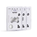 MyFamily Small Basic Chrome Heart ID Tag