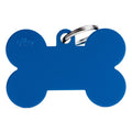 MyFamily Basic Extra Large Blue Bone aluminum pet ID tag