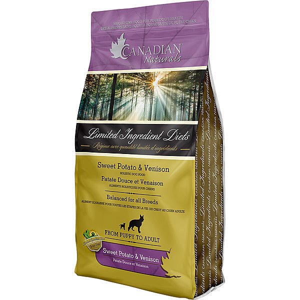 Canadian Naturals Grain-Free Venison & Sweet Potato Dry Dog Food 25 lb