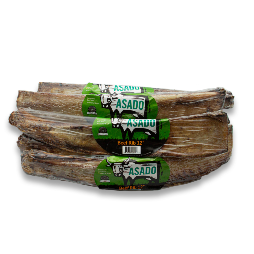 Asado beef rib 12-inch air-dried single-ingredient dog chew