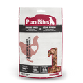 PureBites freeze-dried chicken heart dog treats 85g bag