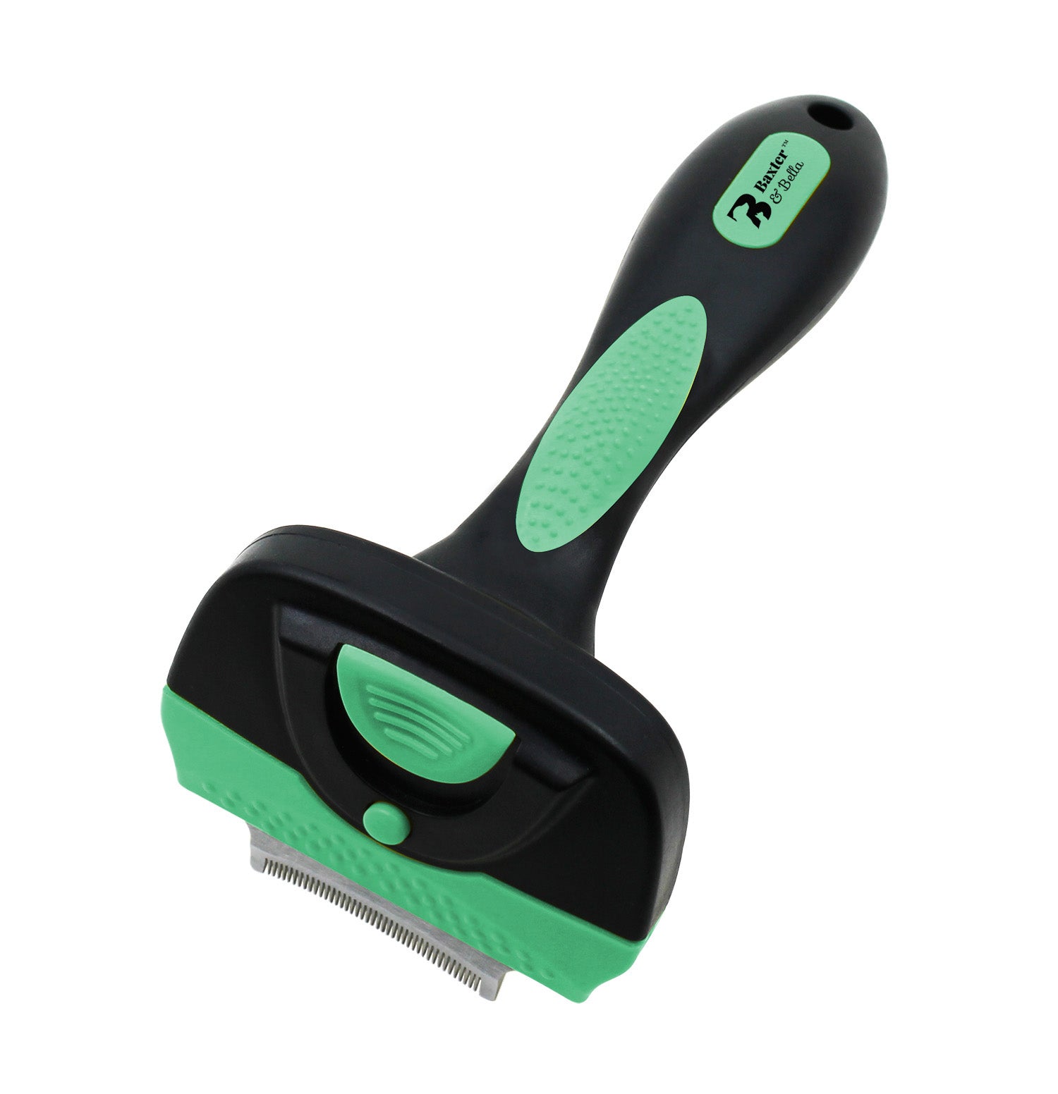 Baxter & Bella self-cleaning curved deshedding tool for cats